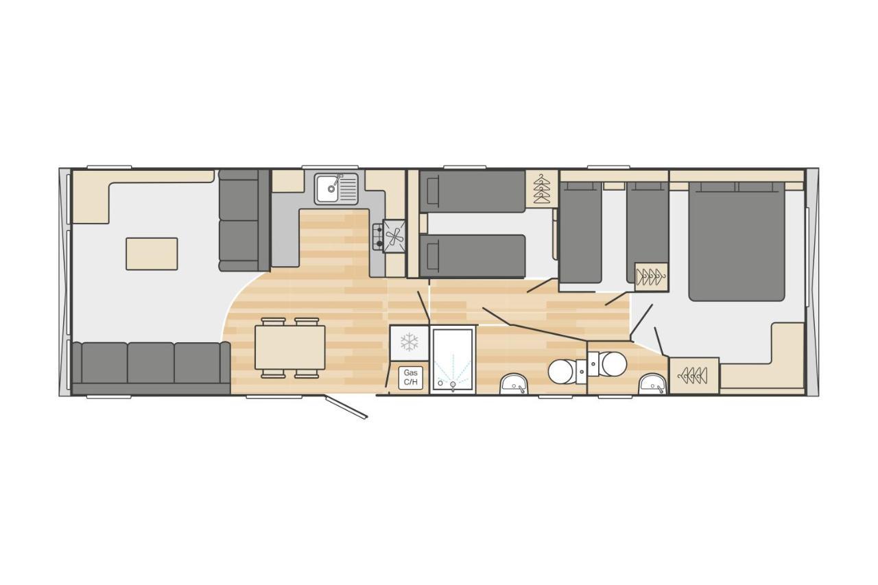 Lydstep Beach Bayview 3-Bedroom Holiday Home Тенби Экстерьер фото